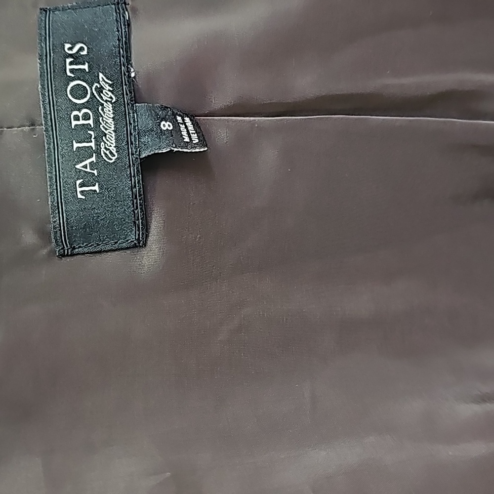 Talbots Classic Leopard Print Collared Lined Jack… - image 2